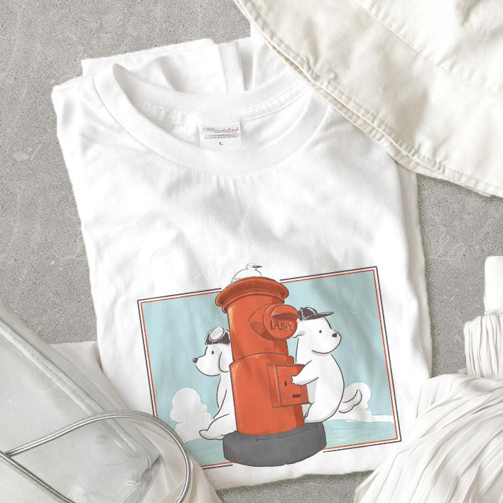 【選べるカラーTシャツ】post island1枚目の画像